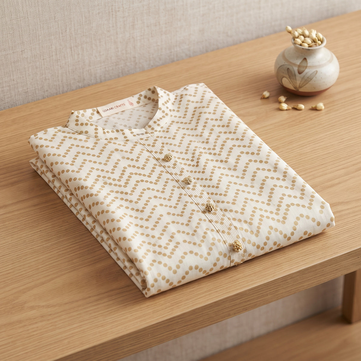 Ivory Gleam Kurta