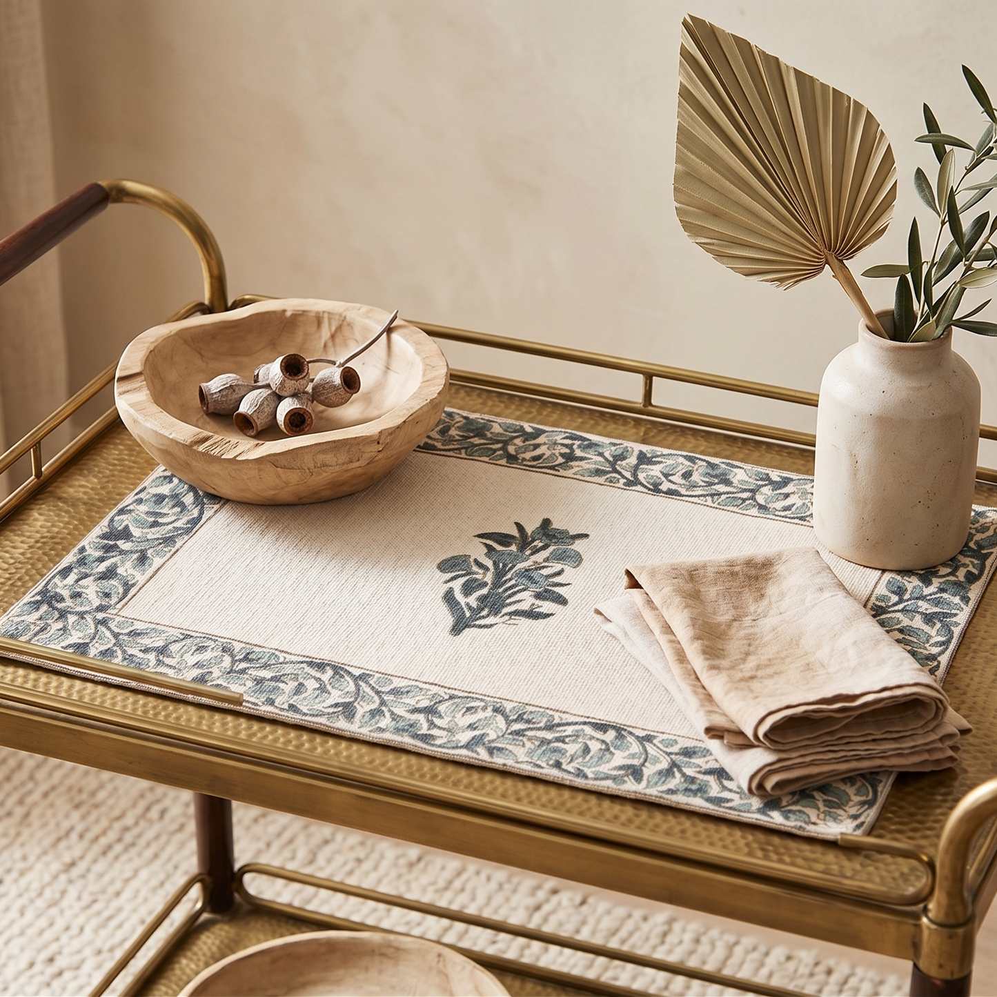 Artisan Teal Trolley Mat
