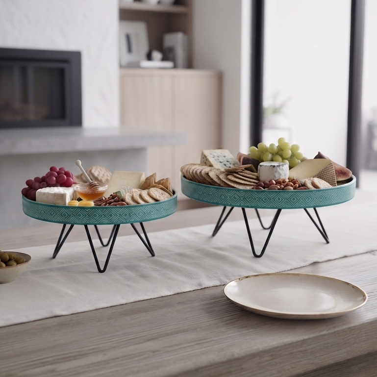Muse Plate Stand - Turquoise