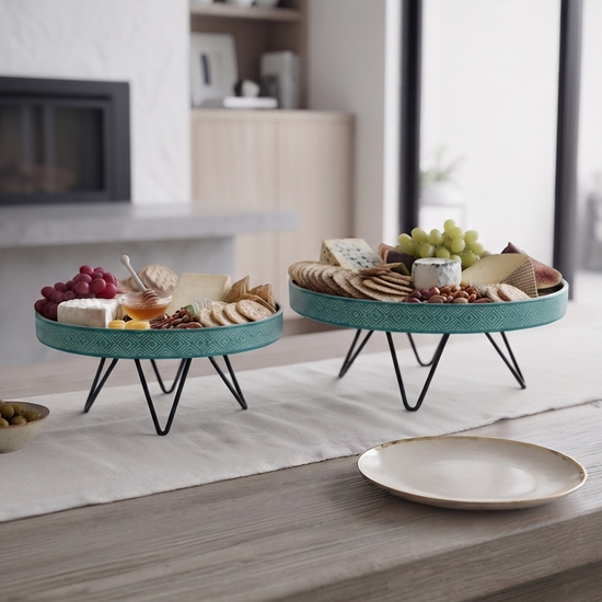 Muse Plate Stand - Turquoise