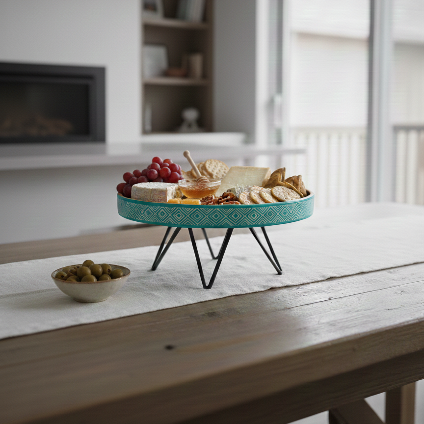 Muse Plate Stand - Turquoise