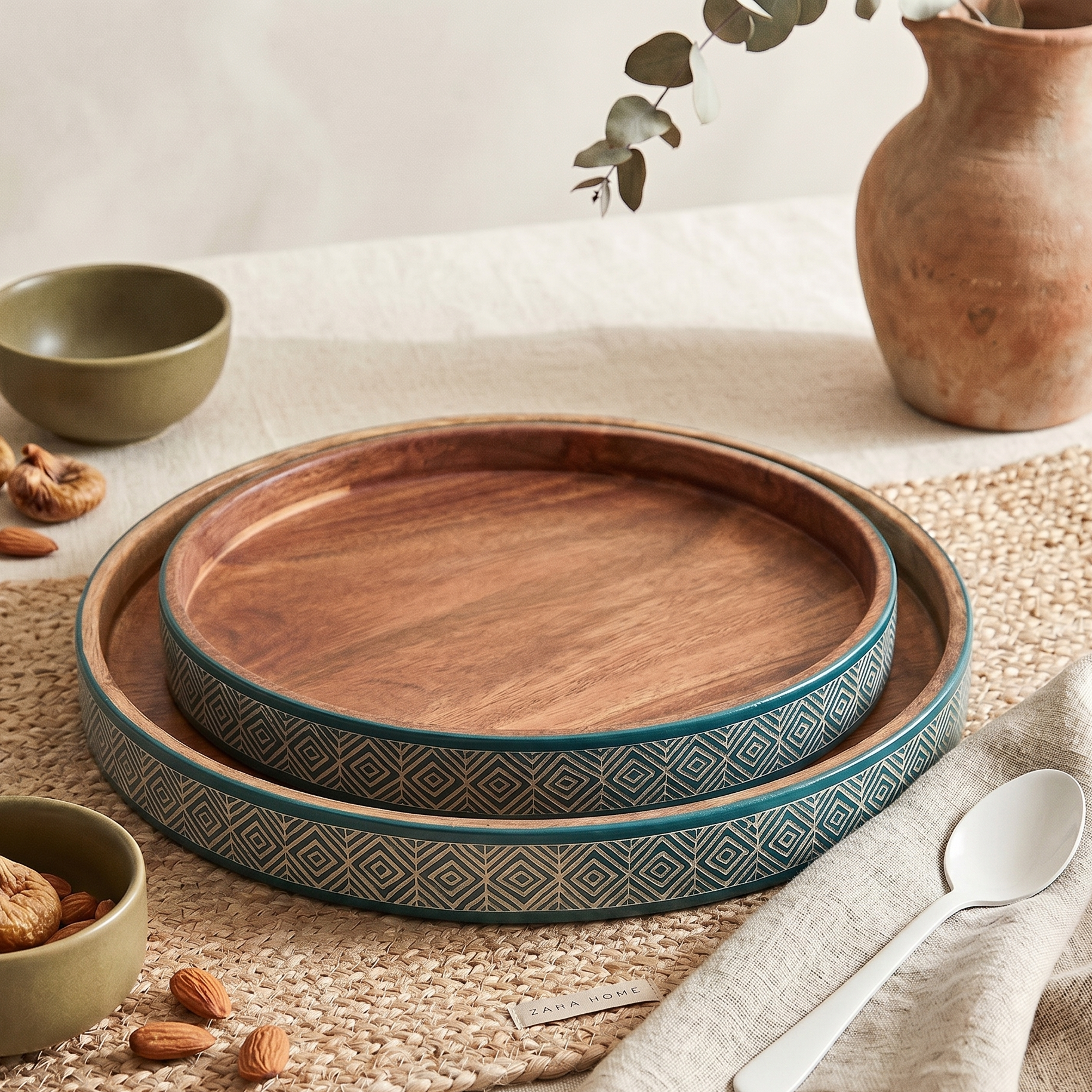 Sweet Haven Plate Set -  Turquoise