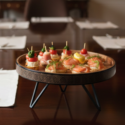 Muse Plate Stand - Black