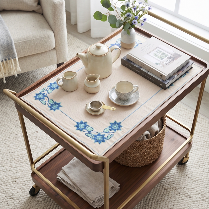 Bluebell Stitch Trolley Mat
