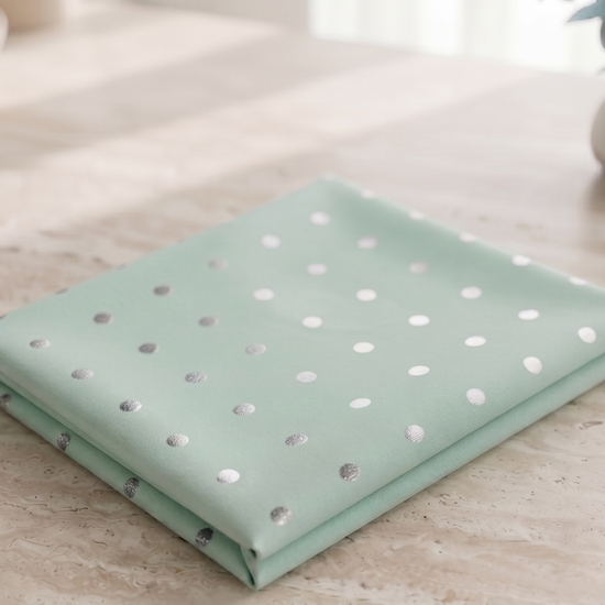 Azure Edit - Silver Polka Dots