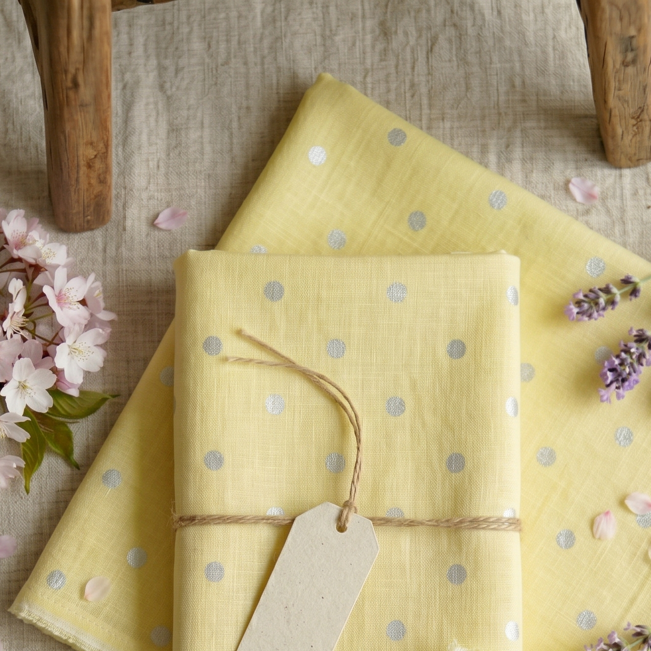 Sunlit Edit - Silver Polka Dots