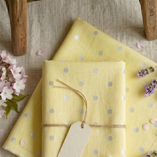 Sunlit Edit - Silver Polka Dots
