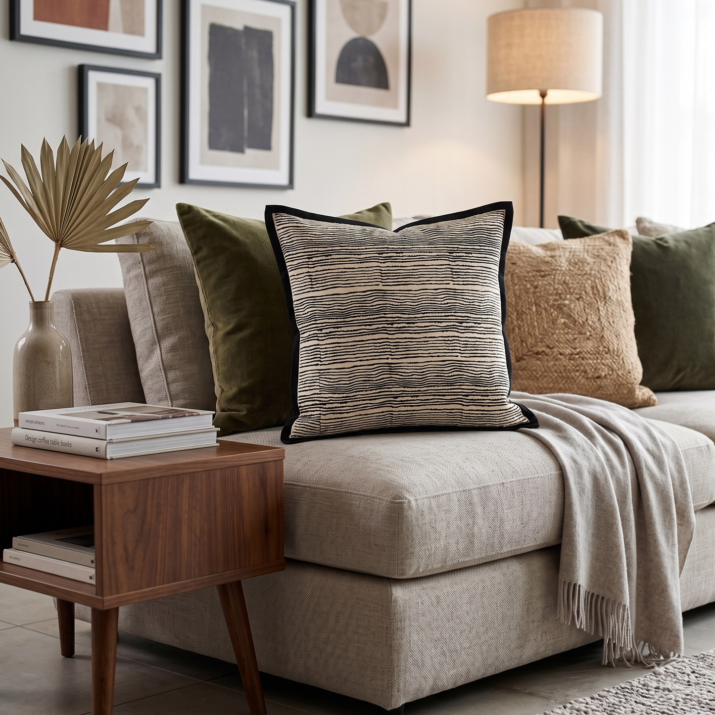 Obsidian Grace Cushion