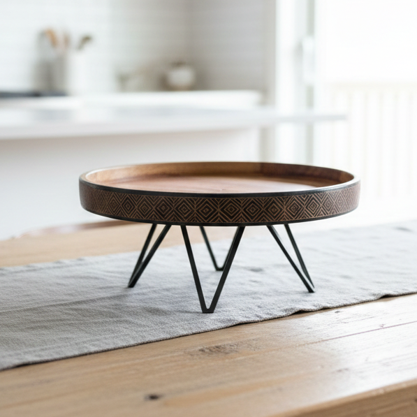 Muse Plate Stand - Black