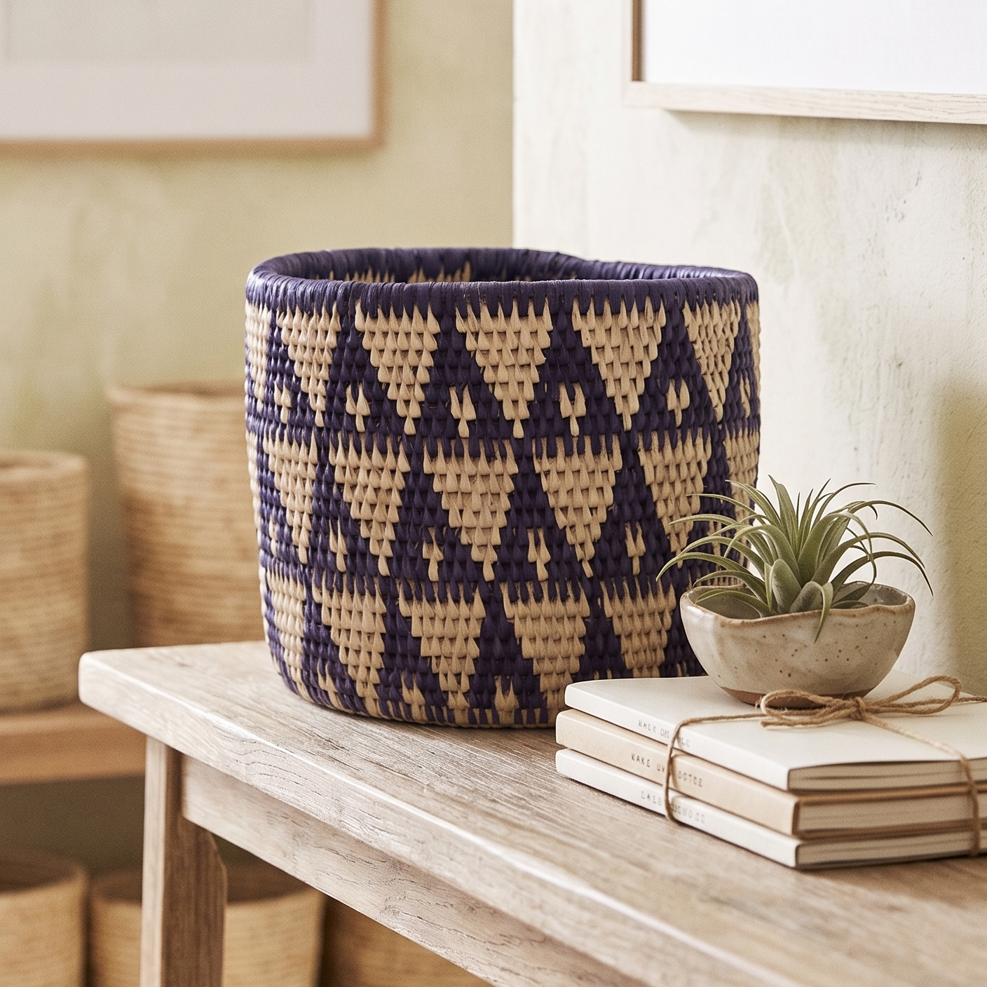 Plum Bloom Basket