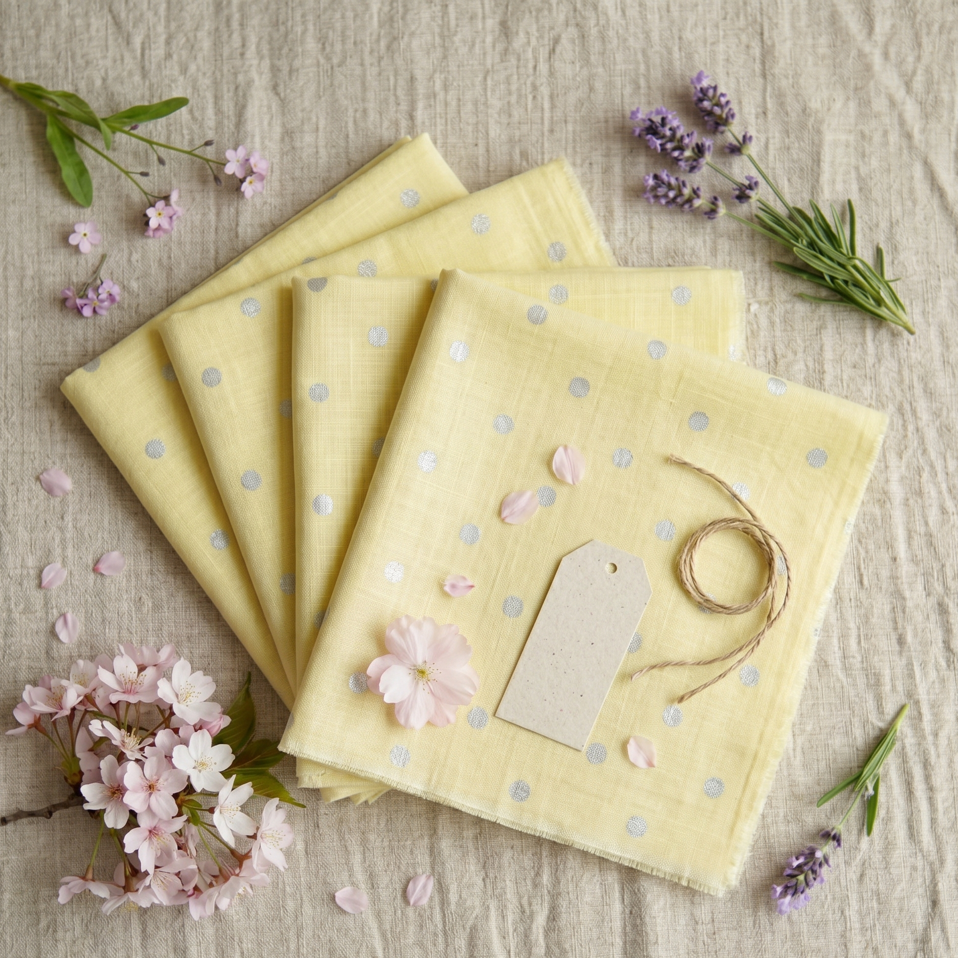 Sunlit Edit - Silver Polka Dots