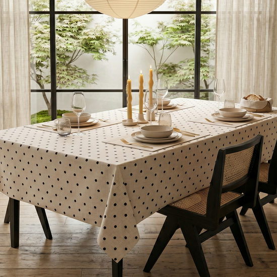Mono Impressions Table Cloth
