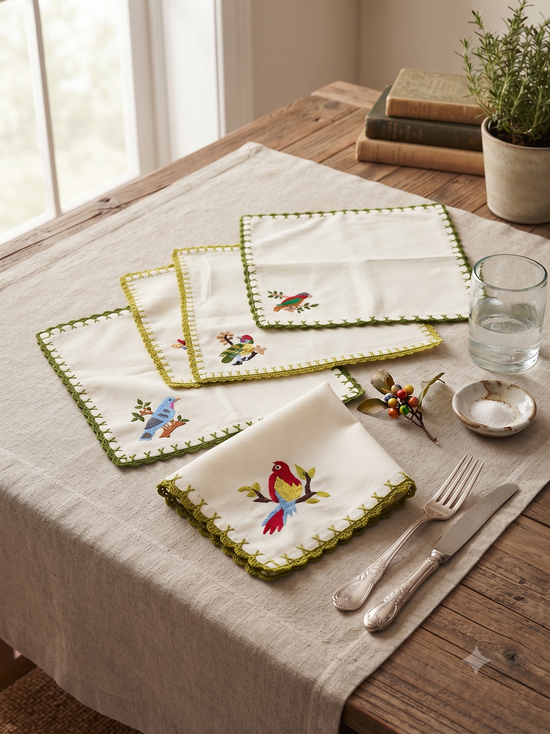Parrot Perch Napkin (Set of 4)