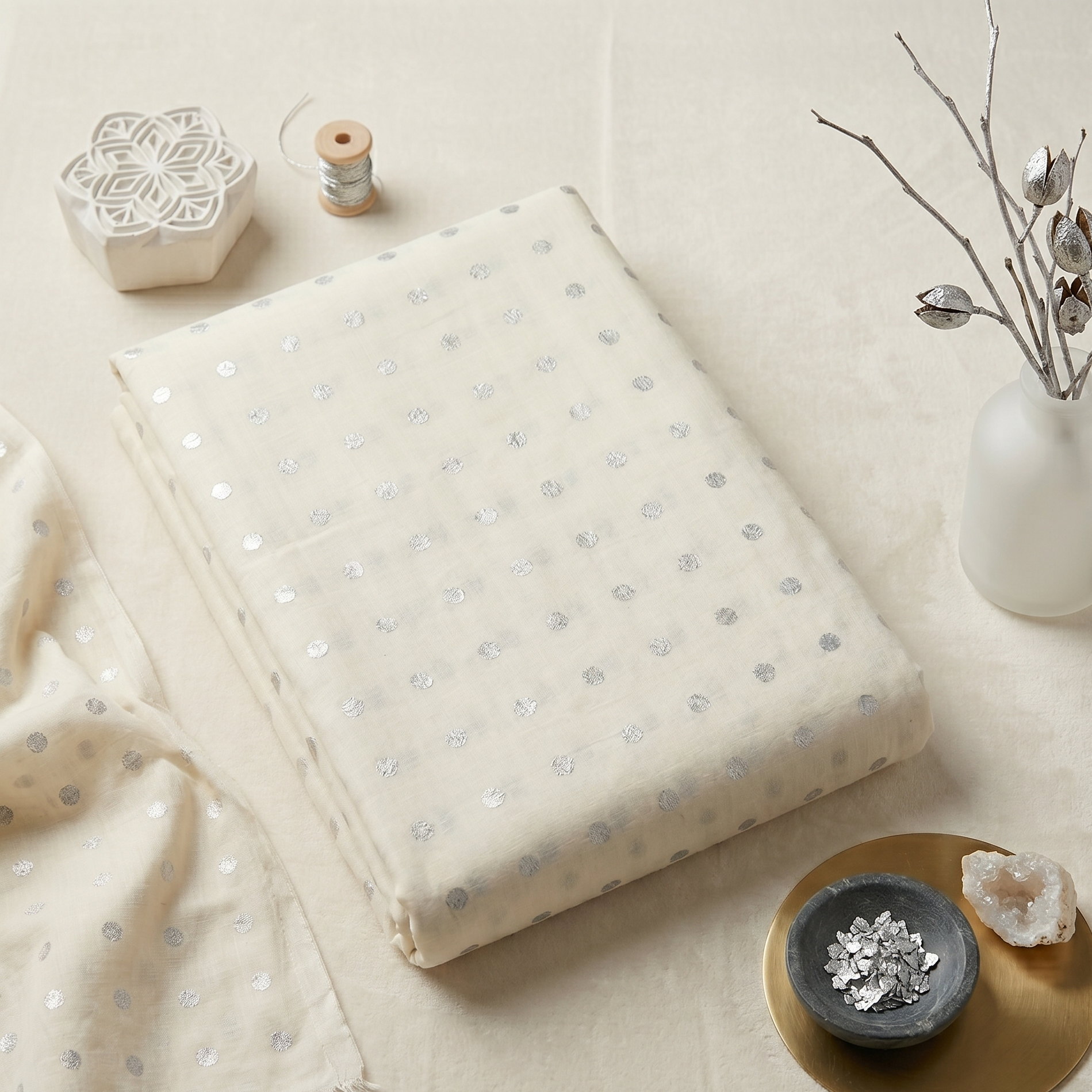 Pearl Atelier - Silver Polka Dots