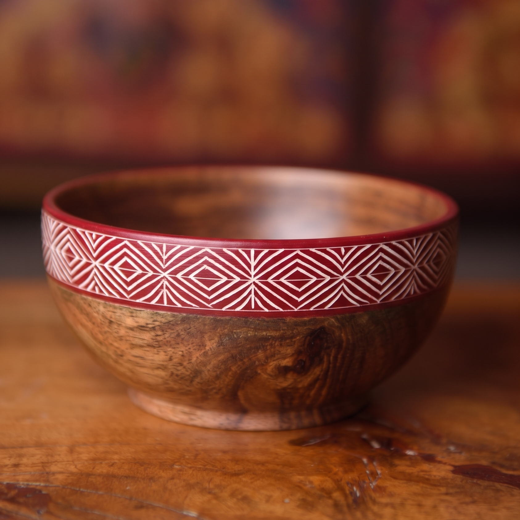 Naqshi Haus 5 Inch Bowl Red (single)