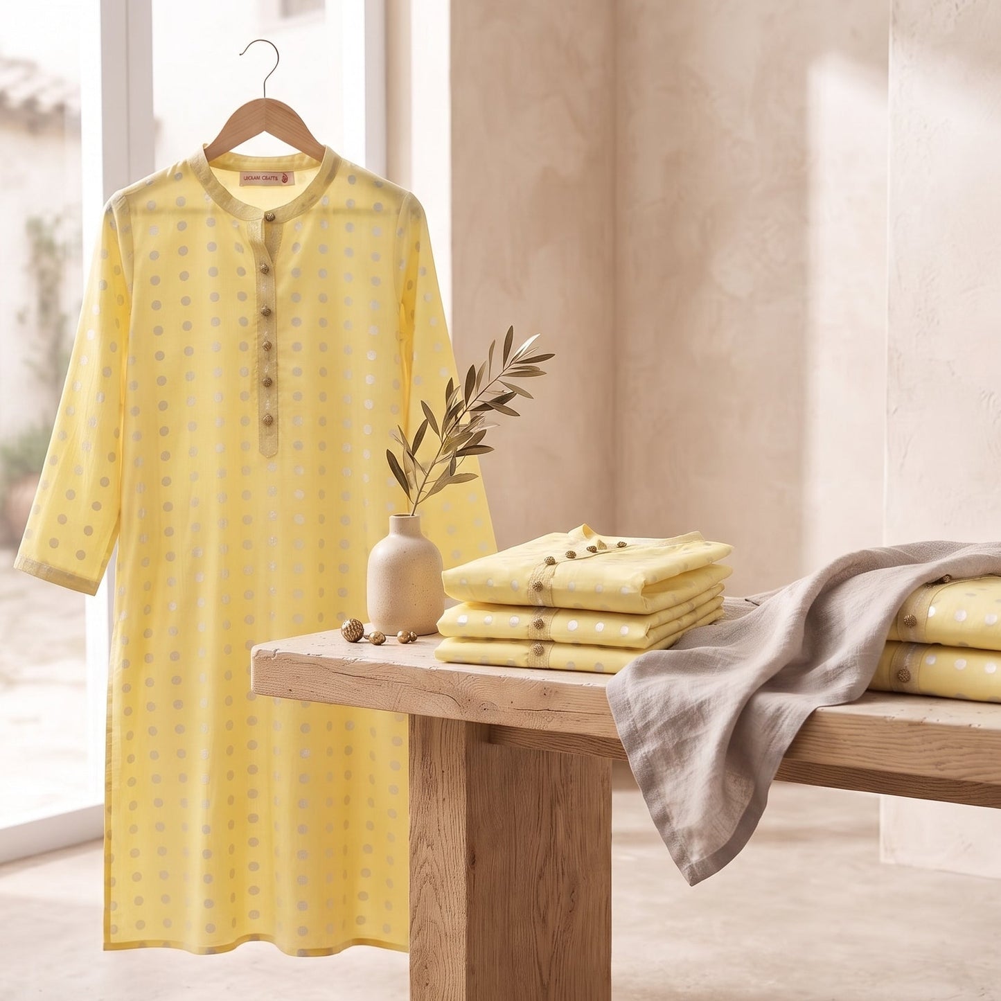 Sunlit Edit Kurta - Silver