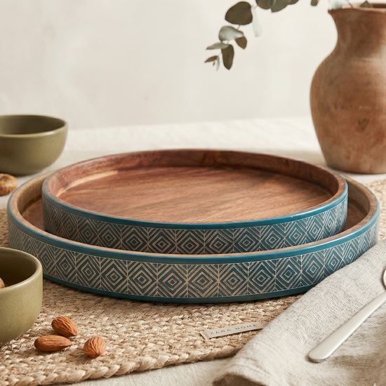 Sweet Haven Plate Set -  Turquoise