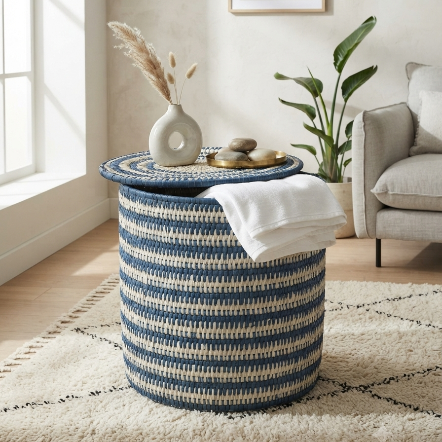 Tribal Line Basket