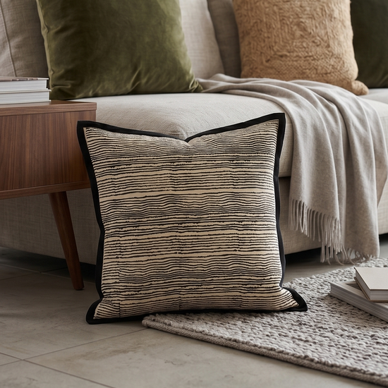 Obsidian Grace Cushion