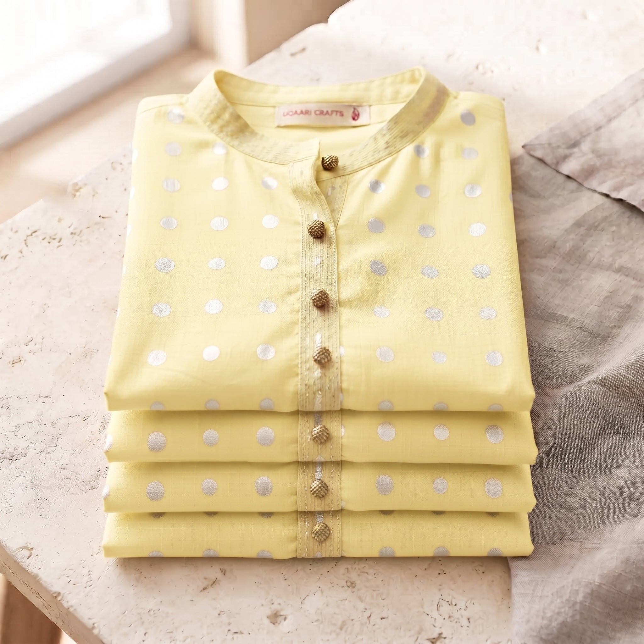Sunlit Edit Kurta - Silver
