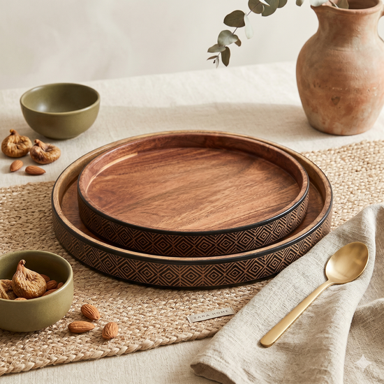 Sweet Haven Plate Set - Black