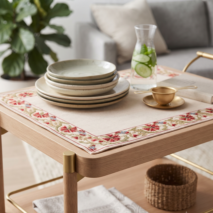 Floral Meadow Trolley Mat
