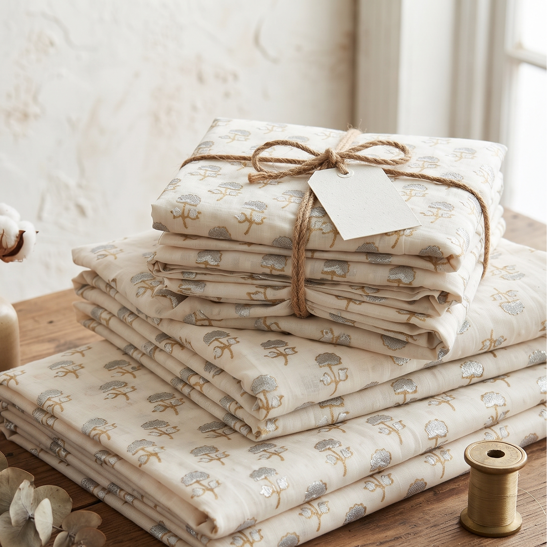 Gilded Flora Fabric