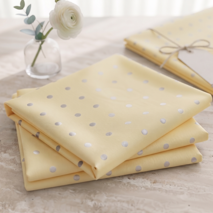 Sunlit Edit - Silver Polka Dots
