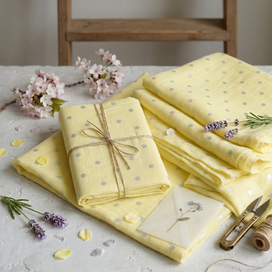 Sunlit Edit - Silver Polka Dots