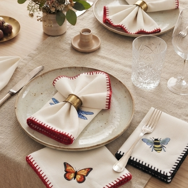 Garden Flutter Napkin (Set of 4)