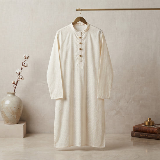 Elysian White Kurta