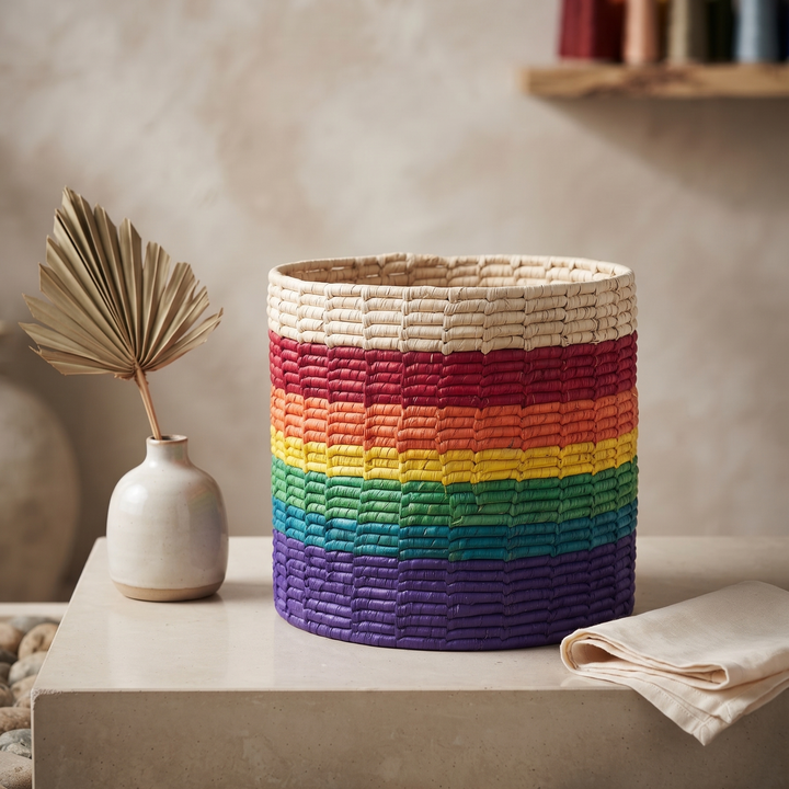 Rainbow Mini Basket
