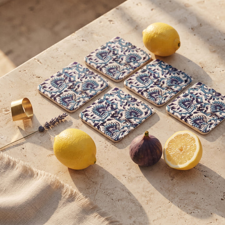 Indigo Garden Coaster (Set of 6)