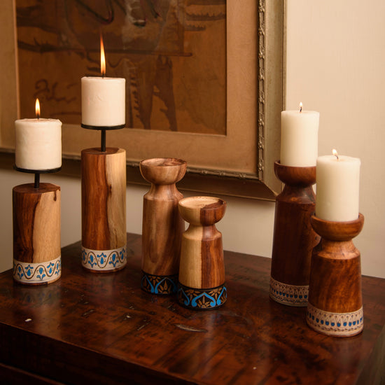 Glow & Grain Candle Stand