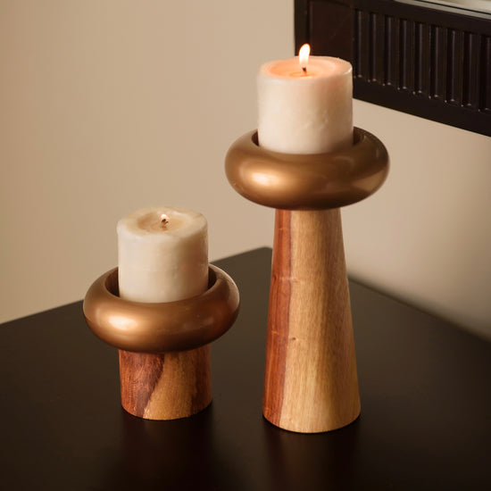 Golden Glow Candle Set