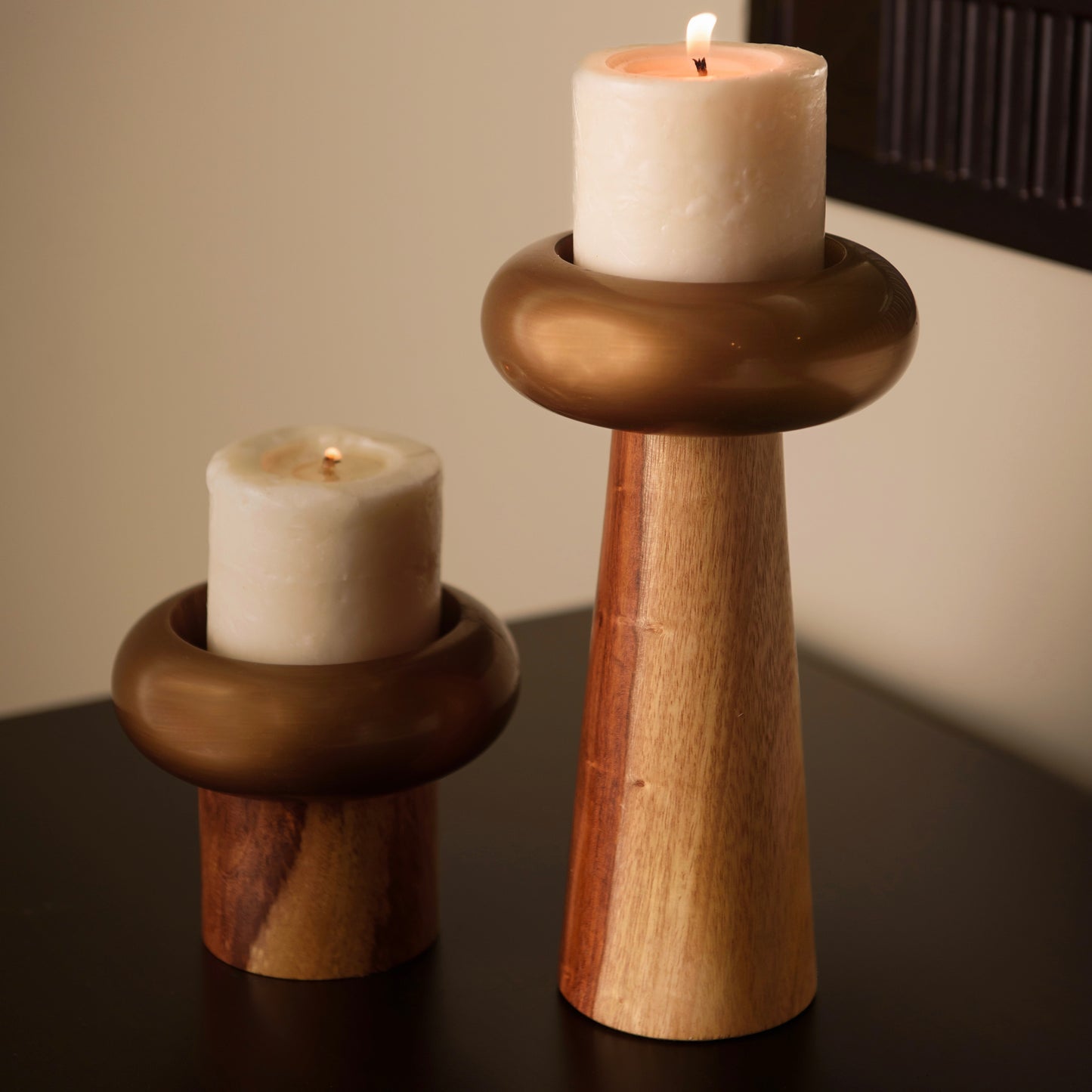 Golden Glow Candle Set