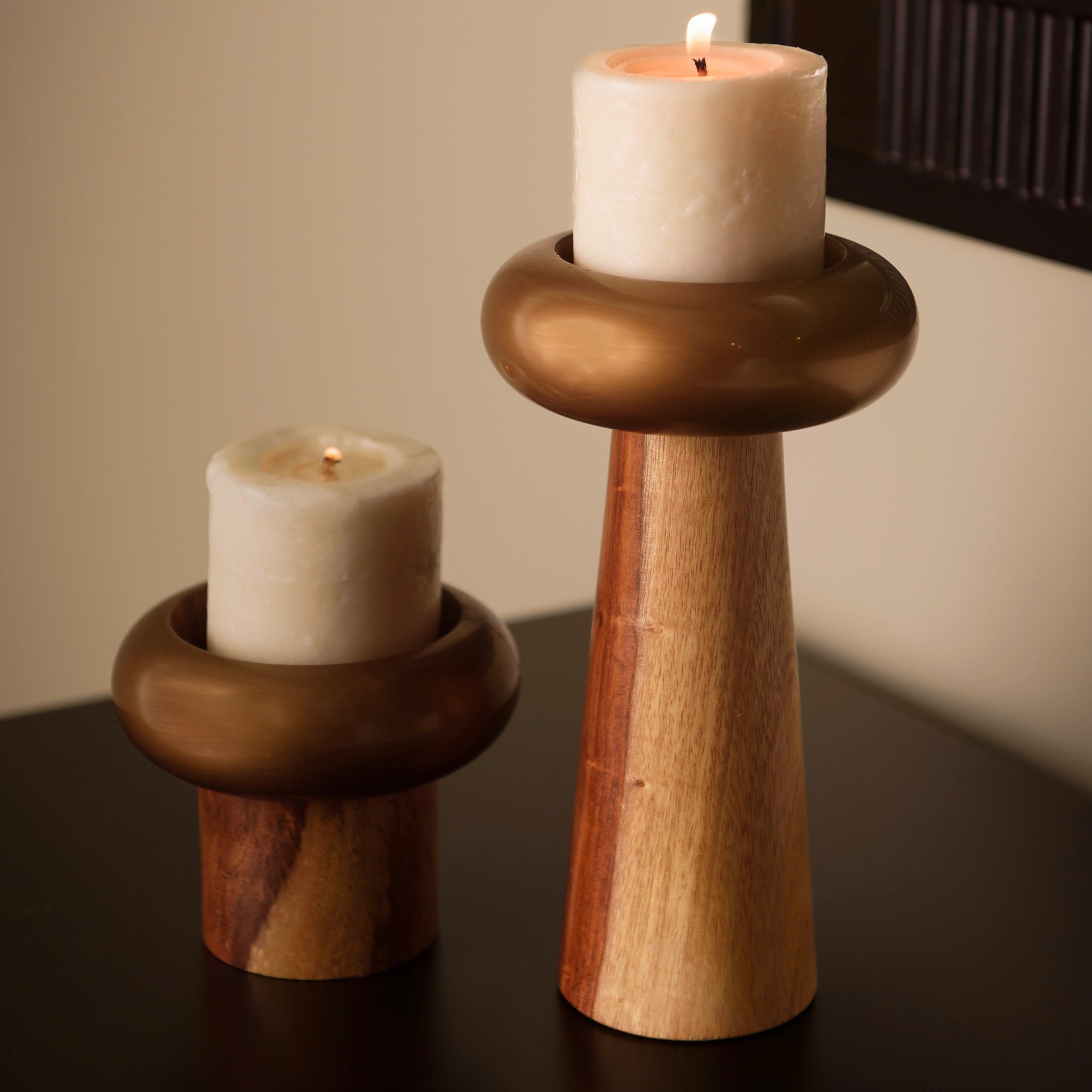 Golden Glow Candle Set