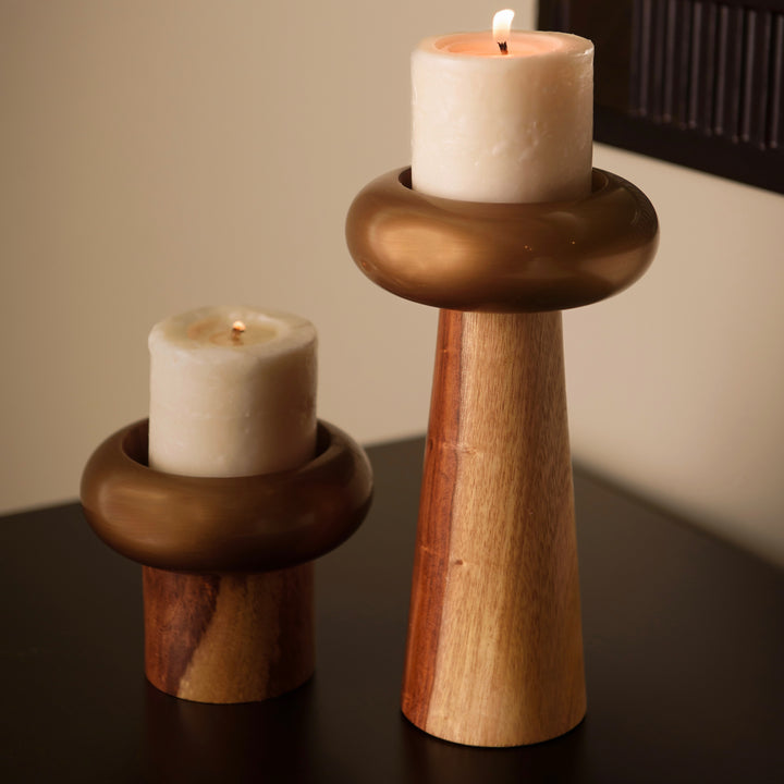 Golden Glow Candle Set