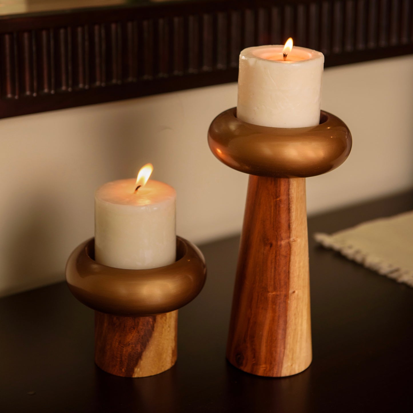 Golden Glow Candle Set