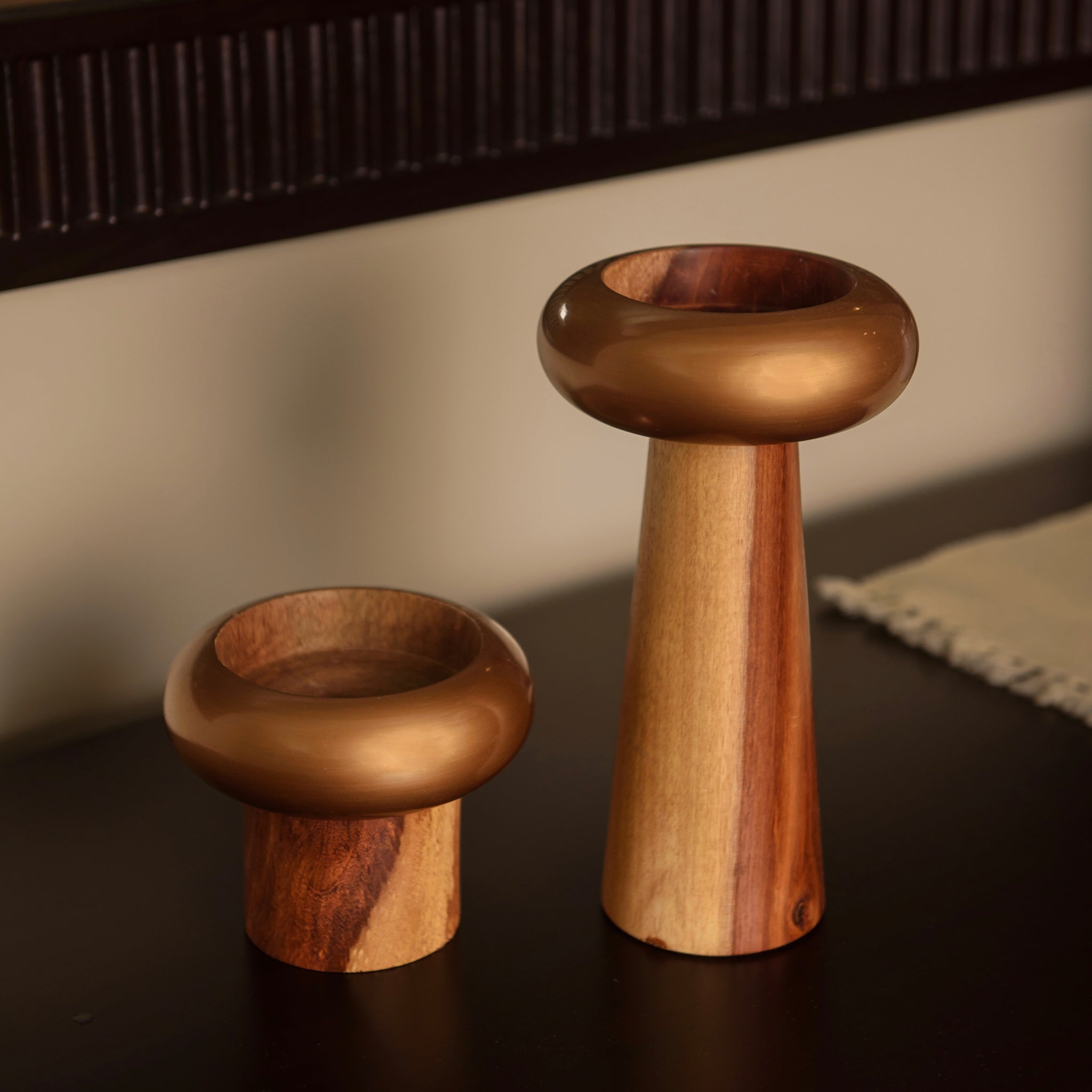 Golden Glow Candle Set