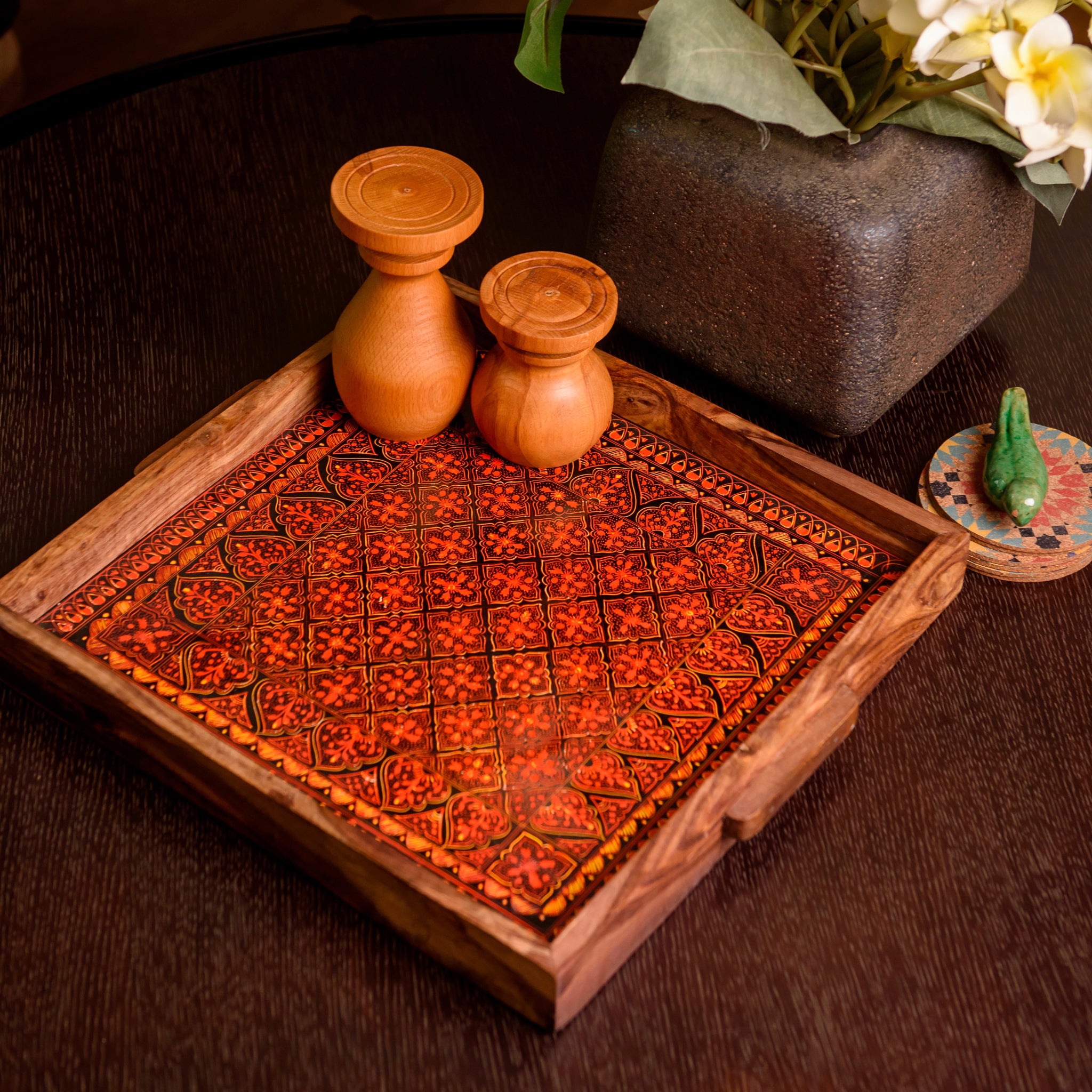buy best handmade wooden trays online in Pakistan