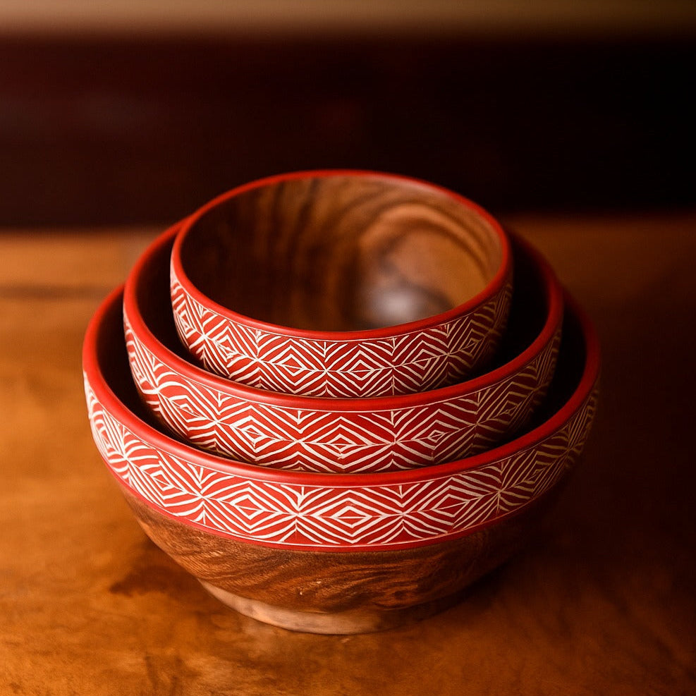 Naqshi Haus Red Bowl