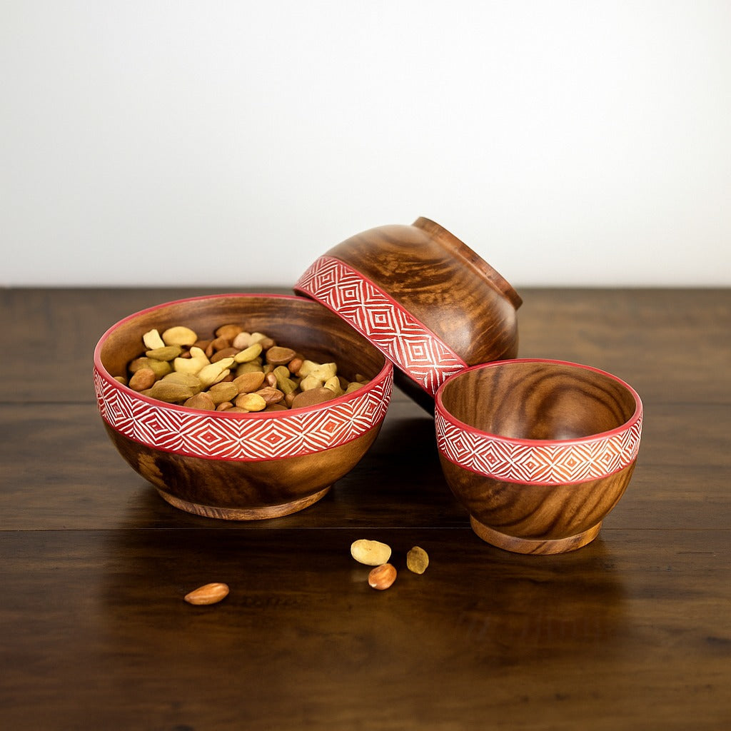 Naqshi Haus Red Bowl