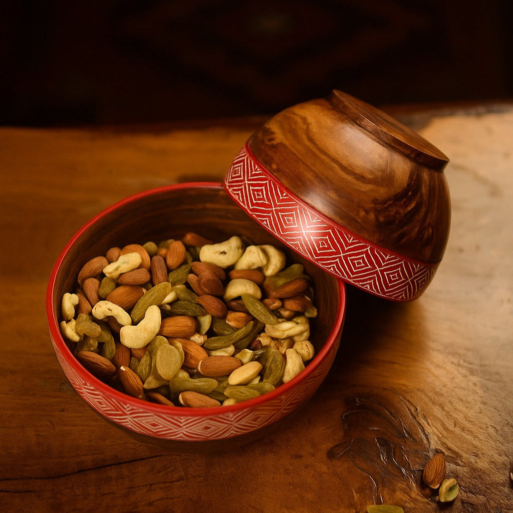 Naqshi Haus Red Bowl