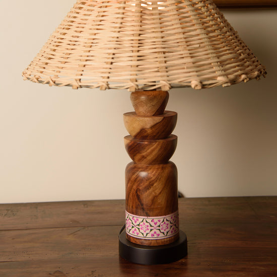 Oak & Aura Lamp