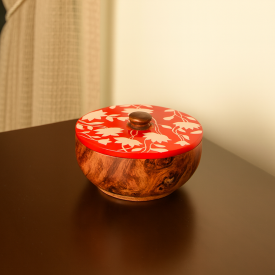 Scarlet Heritage Naqshi Jar