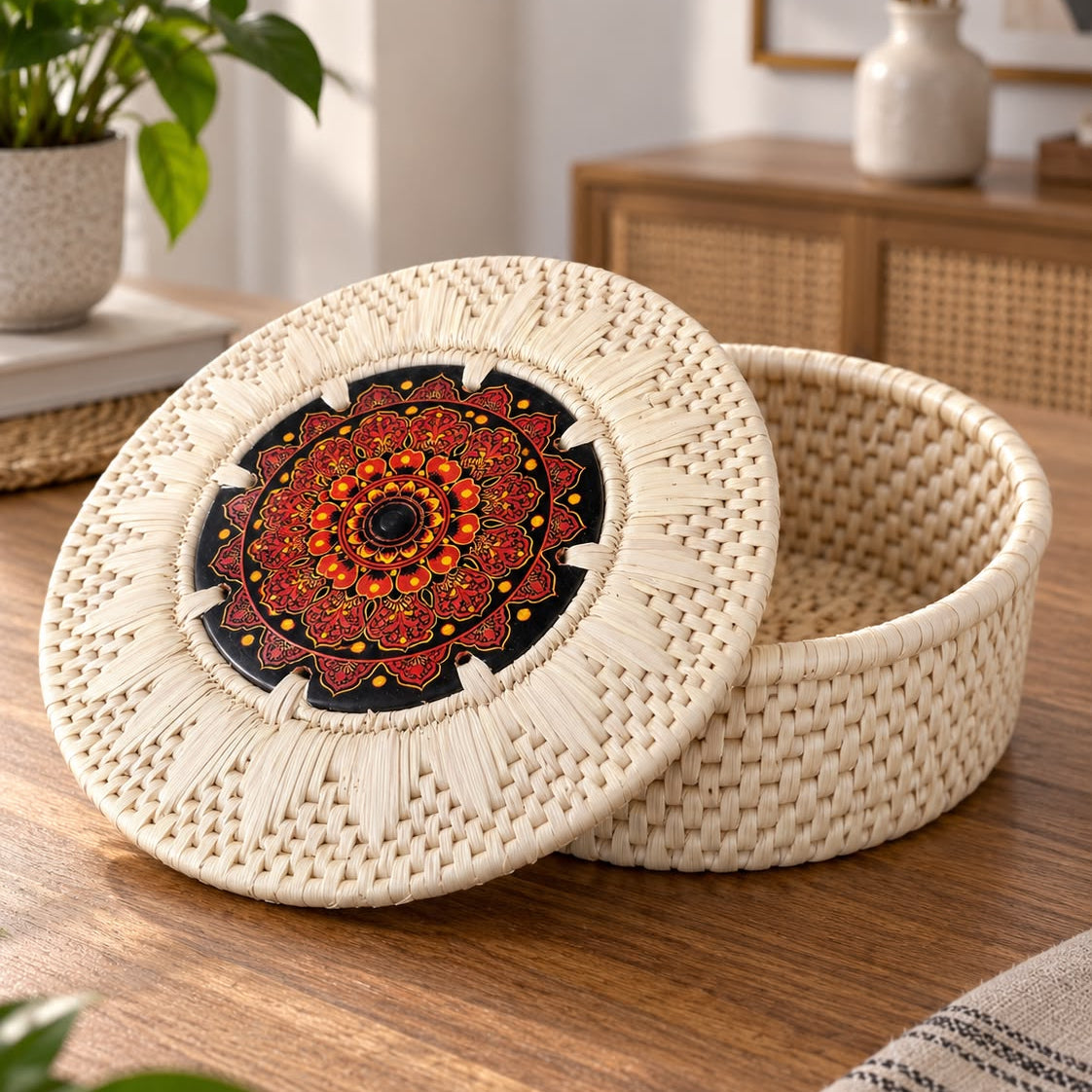 Palm & Weave Pot