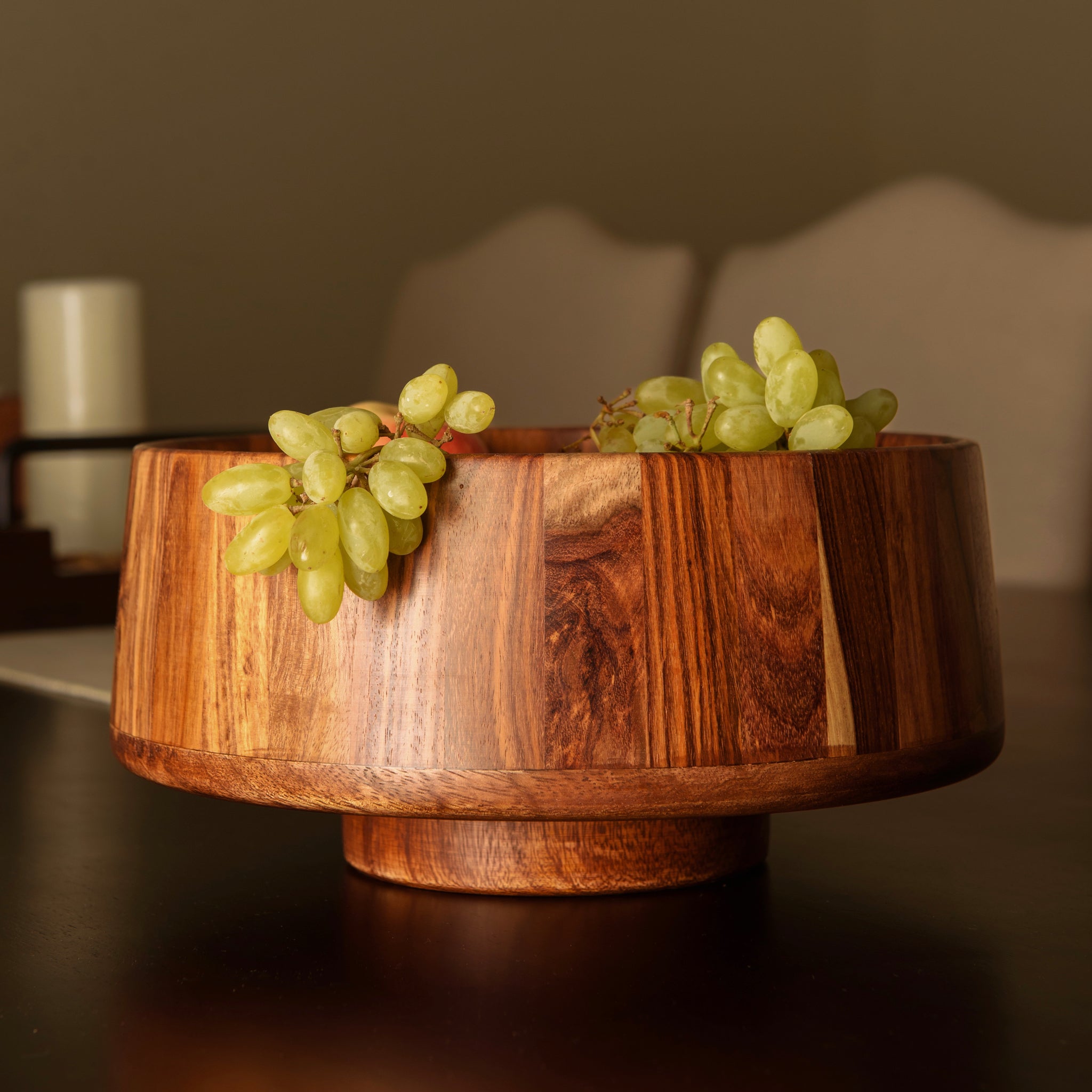 Woodgrain Harvest Basket